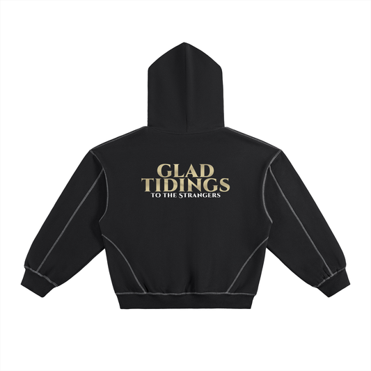 Salah Sunnah Success + Glad Tidings To The Strangers Stitched Hoodie (Front+Back Print)