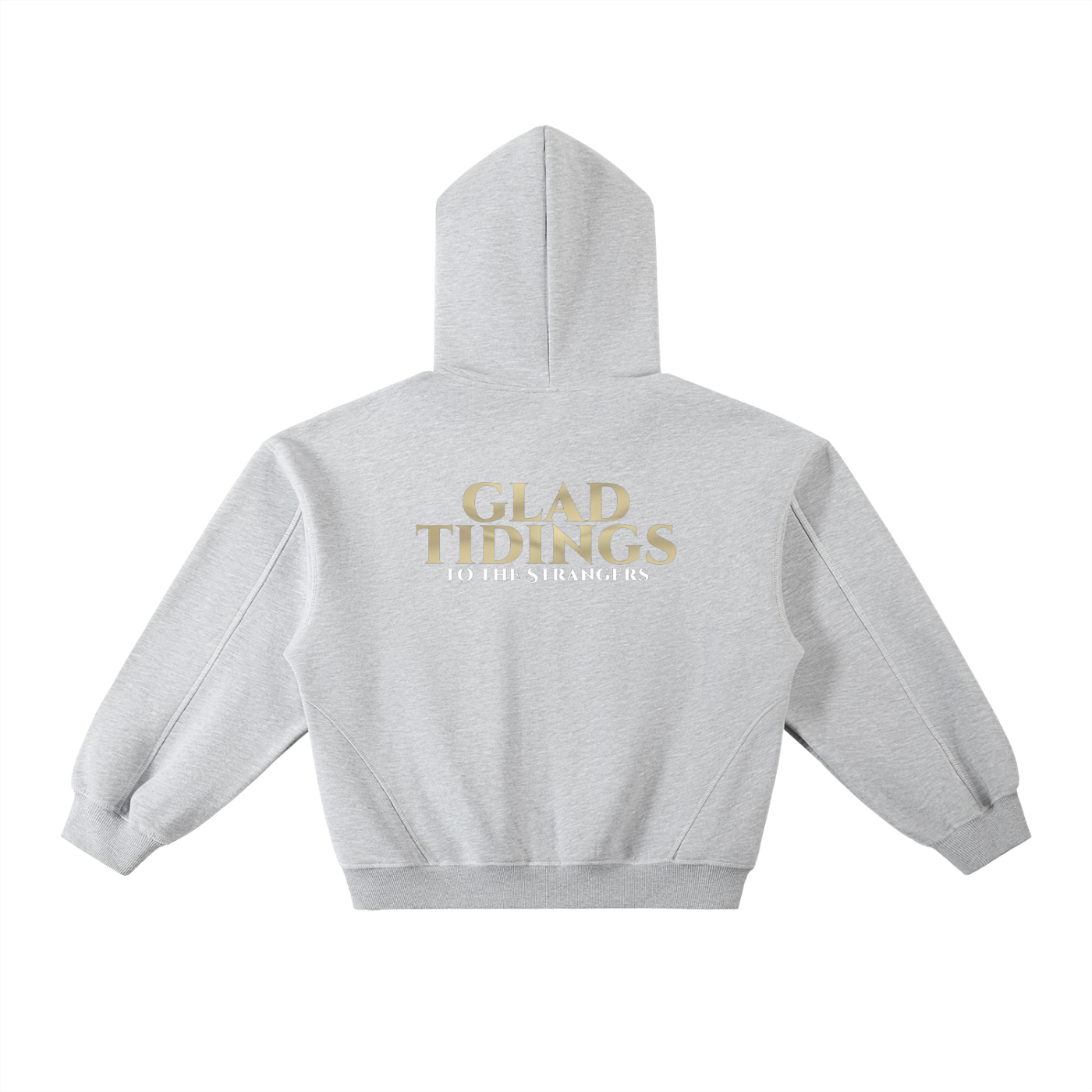 Salah Sunnah Success + Glad Tidings To The Strangers Stitched Hoodie (Front+Back Print)