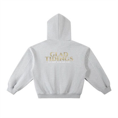 Salah Sunnah Success + Glad Tidings To The Strangers Stitched Hoodie (Front+Back Print)