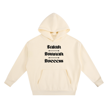 Salah Sunnah Success + Glad Tidings To The Strangers Style 2 Hoodie (Front+Back Print)