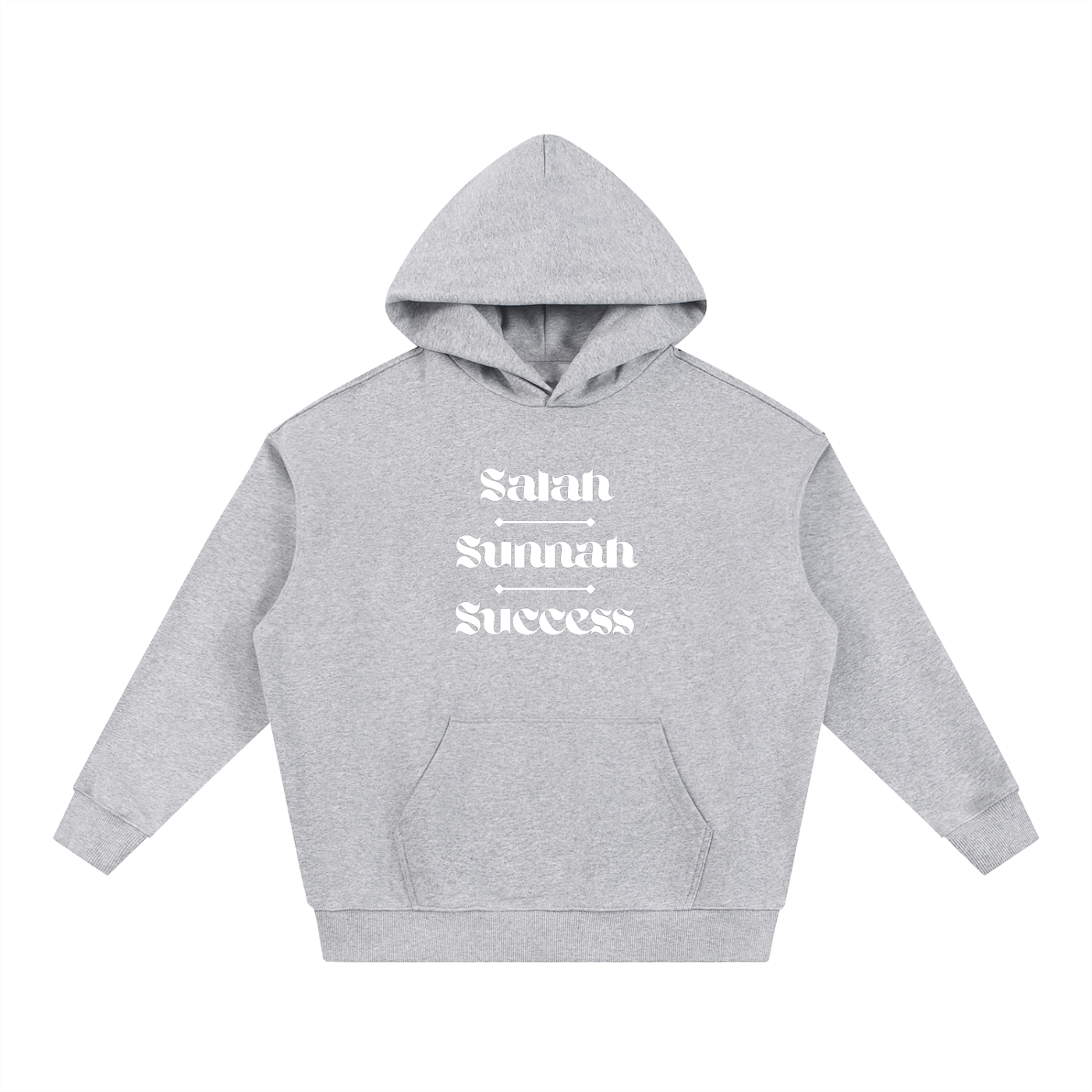 Salah Sunnah Success + Glad Tidings To The Strangers Hoodie (Front+Back Print)