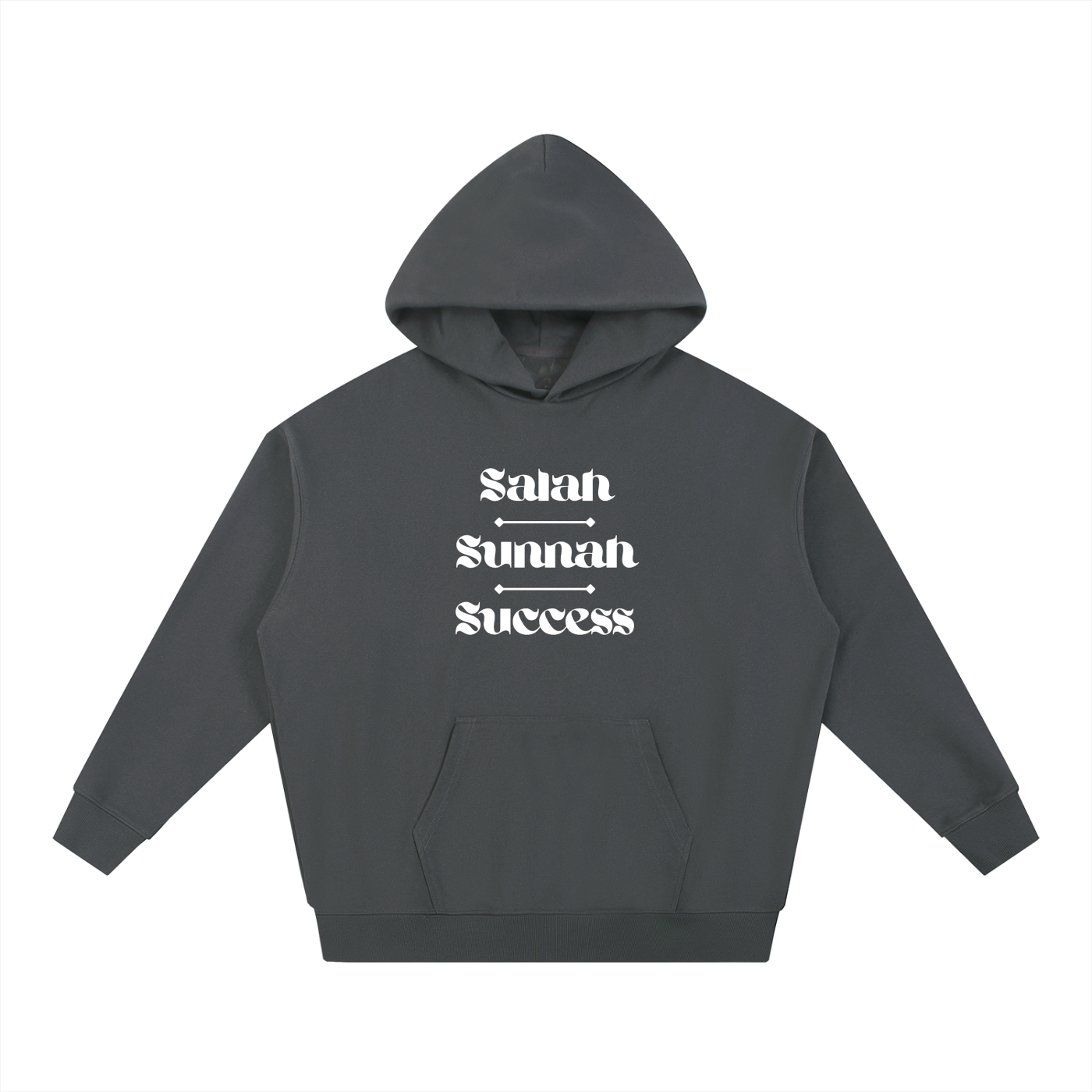 Salah Sunnah Success + Glad Tidings To The Strangers Hoodie (Front+Back Print)