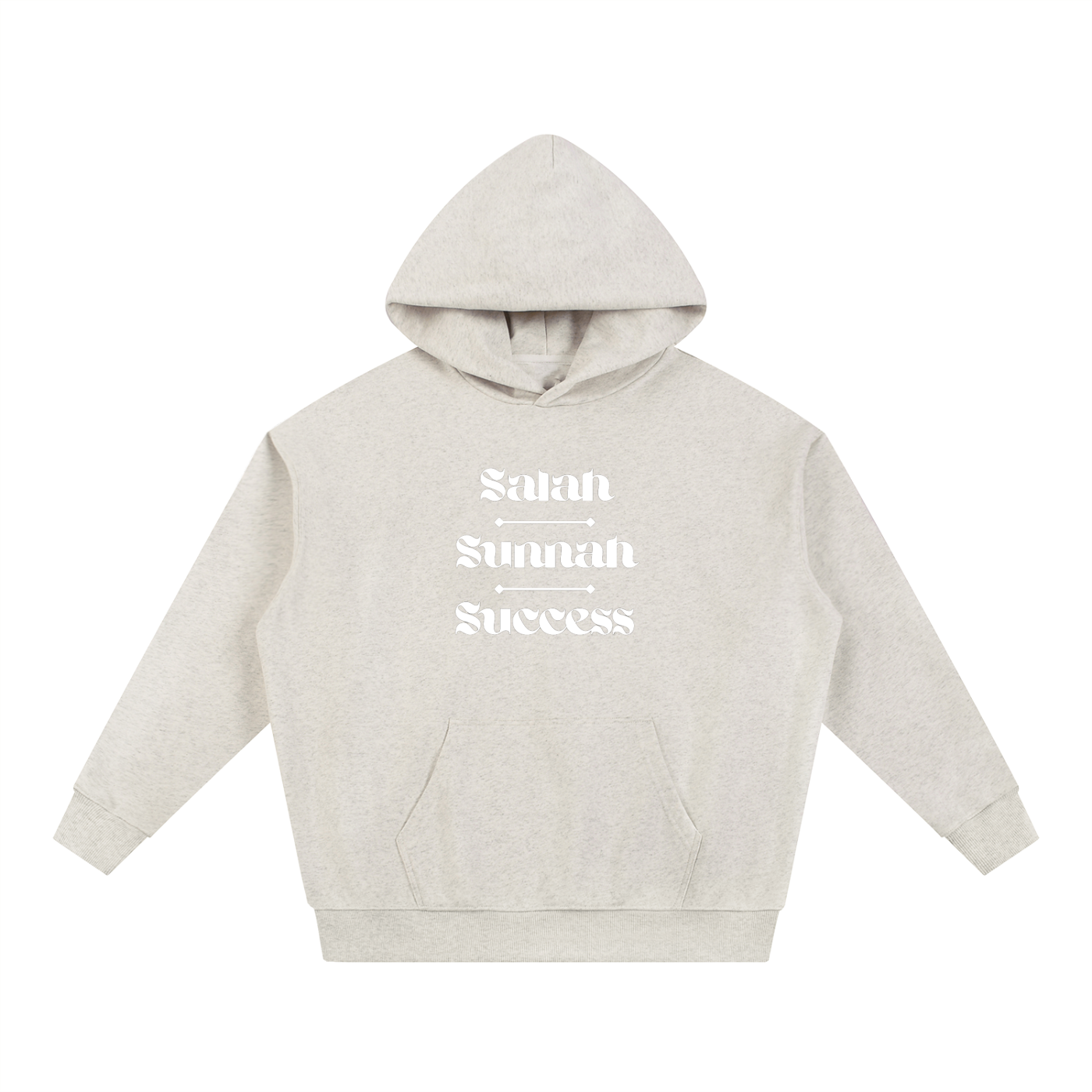 Salah Sunnah Success + Glad Tidings To The Strangers Hoodie (Front+Back Print)