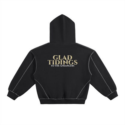 Salah Sunnah Success + Glad Tidings To The Strangers Stitched Hoodie (Front+Back Print)