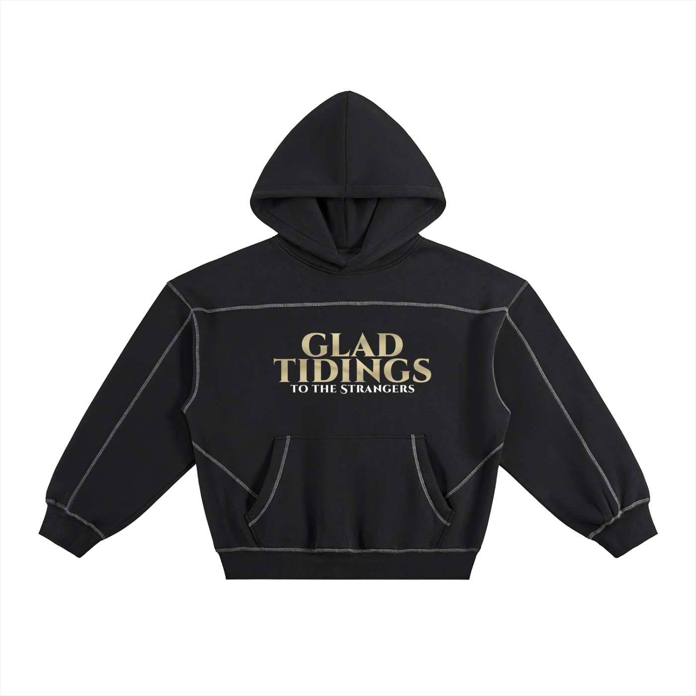 Glad Tidings To The Strangers Stitched Hoodie