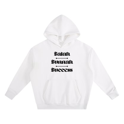 Salah Sunnah Success + Glad Tidings To The Strangers Style 2 Hoodie (Front+Back Print)