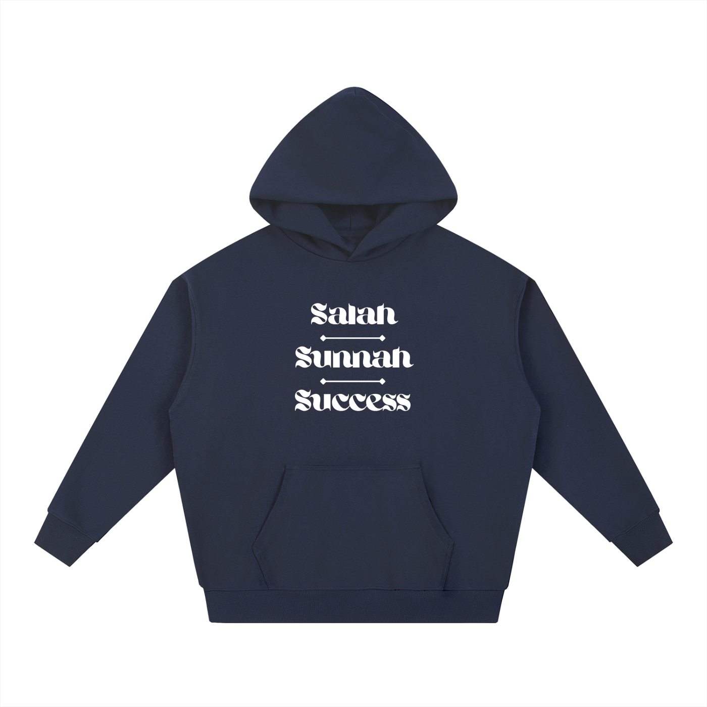 Salah Sunnah Success + Glad Tidings To The Strangers Hoodie (Front+Back Print)